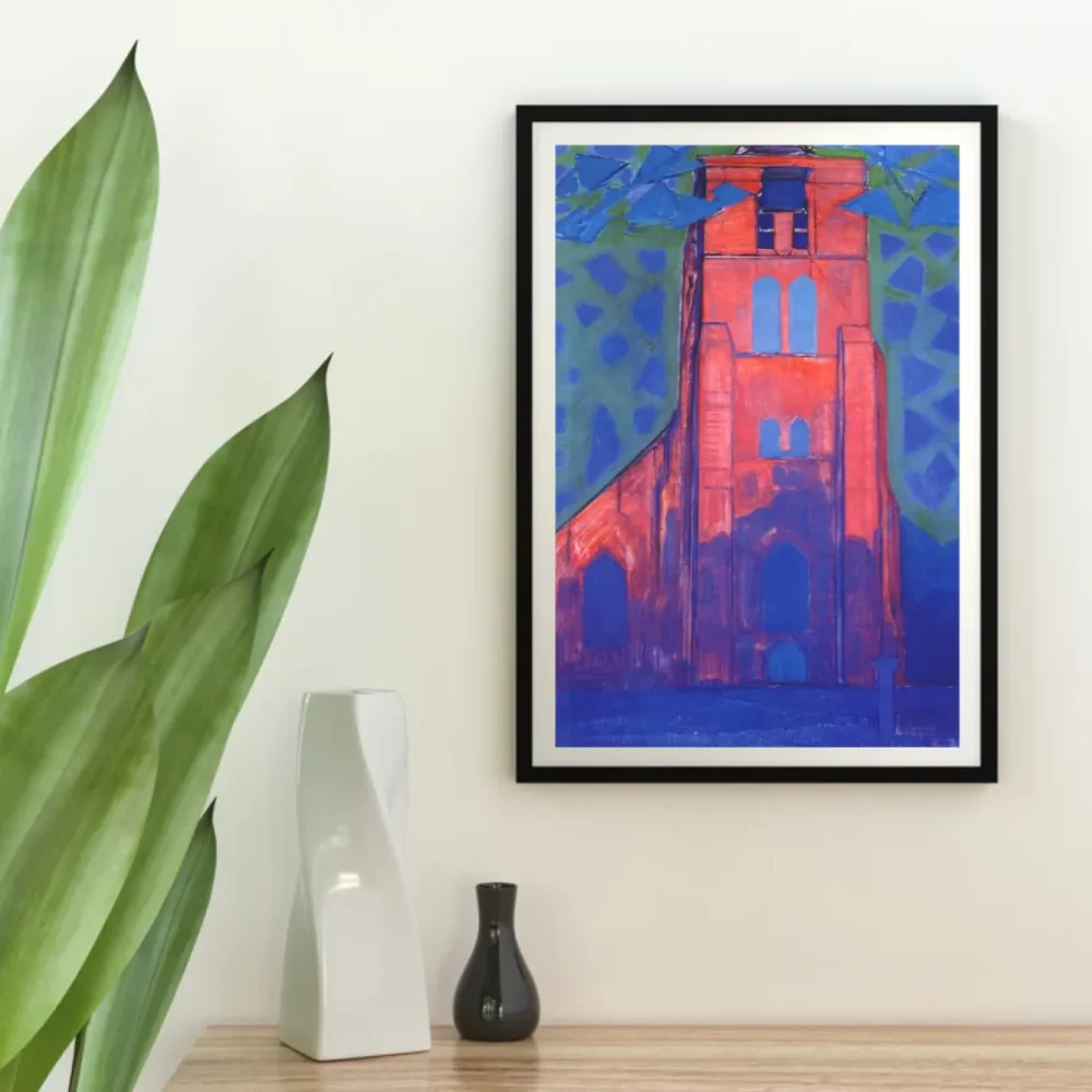 Pintar por números Torre de iglesia en Domburg – foto 4