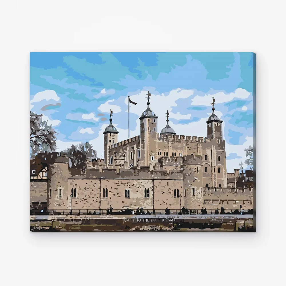 Pintar por Números - Torre de Londres - Castillo real
