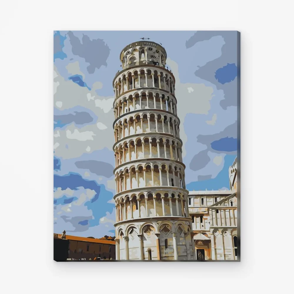 Pintar por Números - Torre inclinada de Pisa