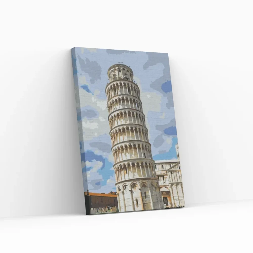 Pintar por números Torre inclinada de Pisa