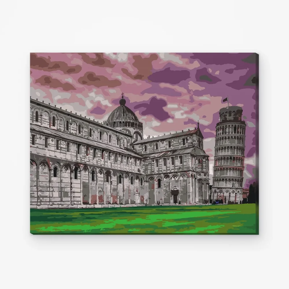 Pintar por Números - Torre inclinada de Pisa 2