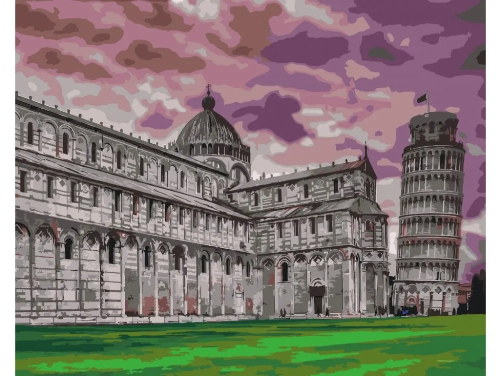 Pintar por números Torre inclinada de Pisa 2 – foto 2