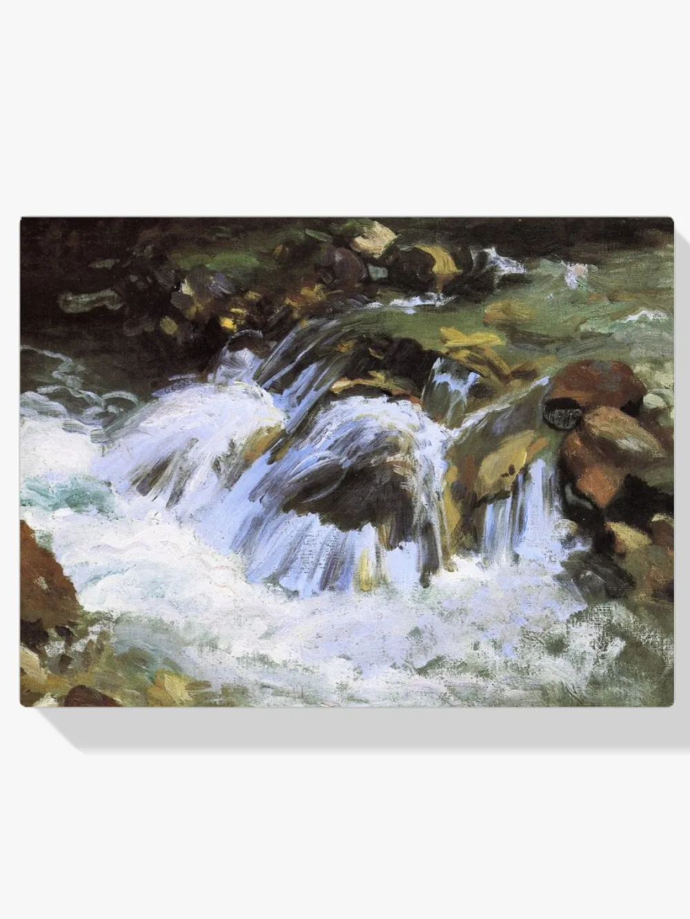 Pintar por números Torrente de montaña, Tirol