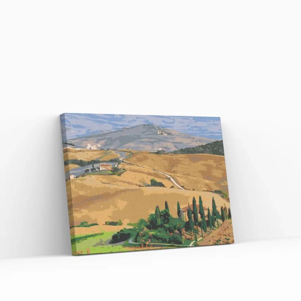 Pintar por números Toscana, Italia