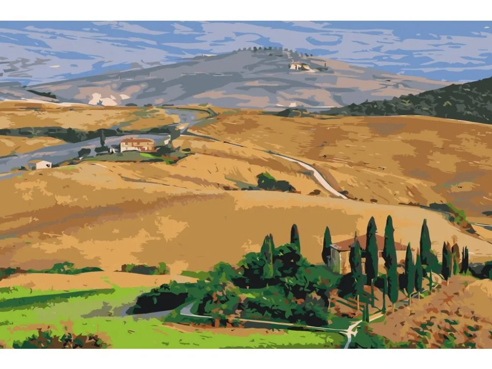 Pintar por números Toscana, Italia – foto 2