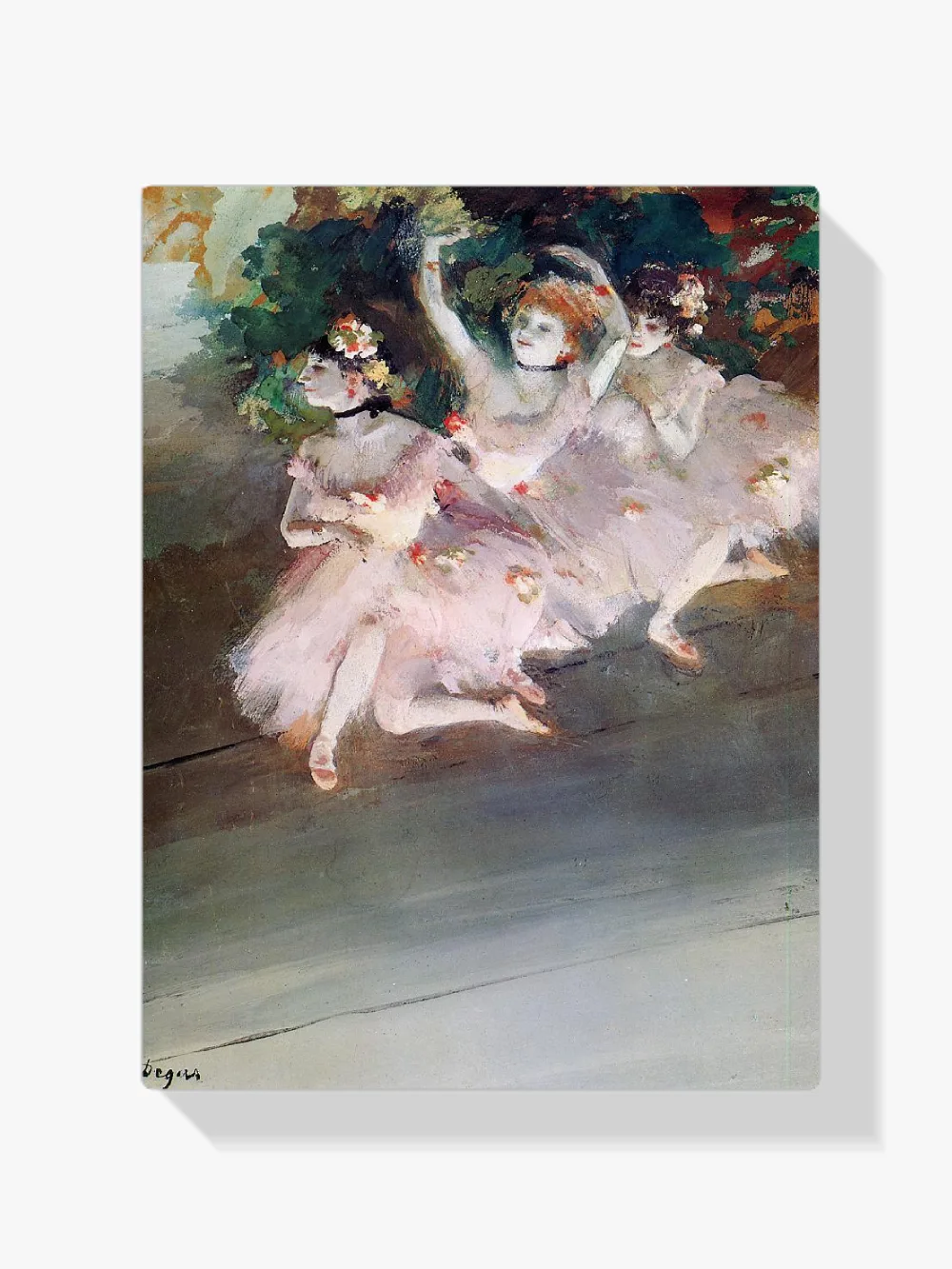 Pintar por números Tres bailarinas de ballet