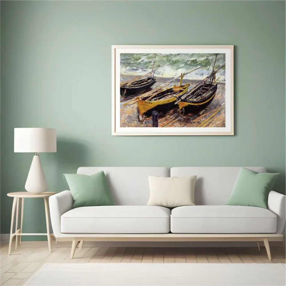 Pintar por números Tres barcas de pesca – foto 4