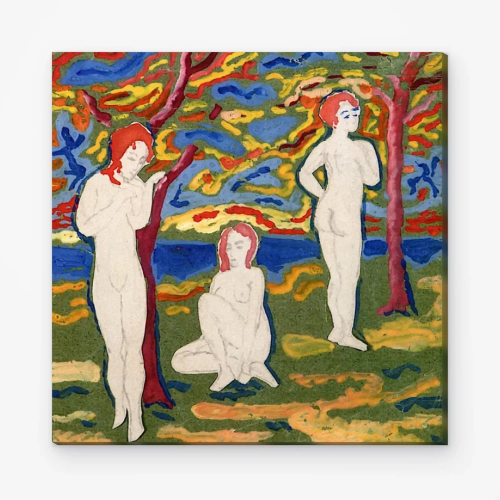 Pintar por Números - Tres desnudos al aire libre