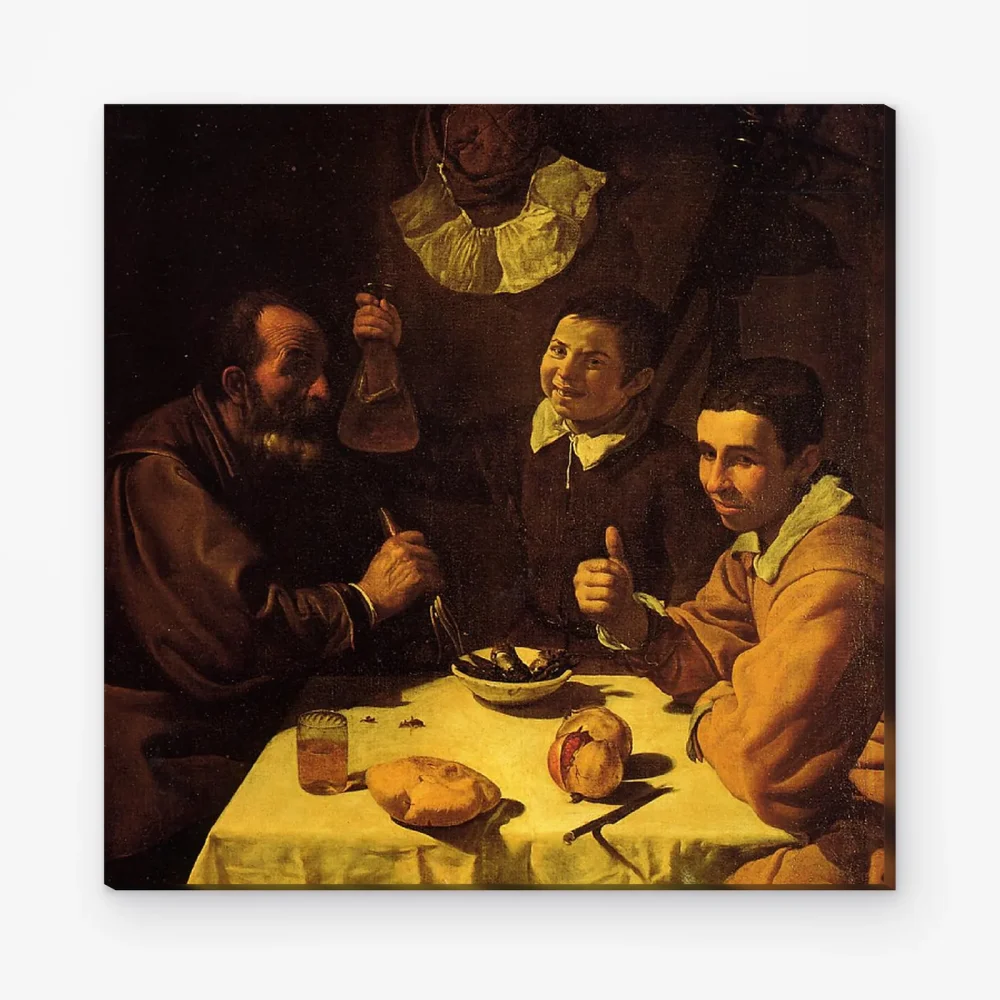 Pintar por Números - Tres hombres a la mesa (El almuerzo)