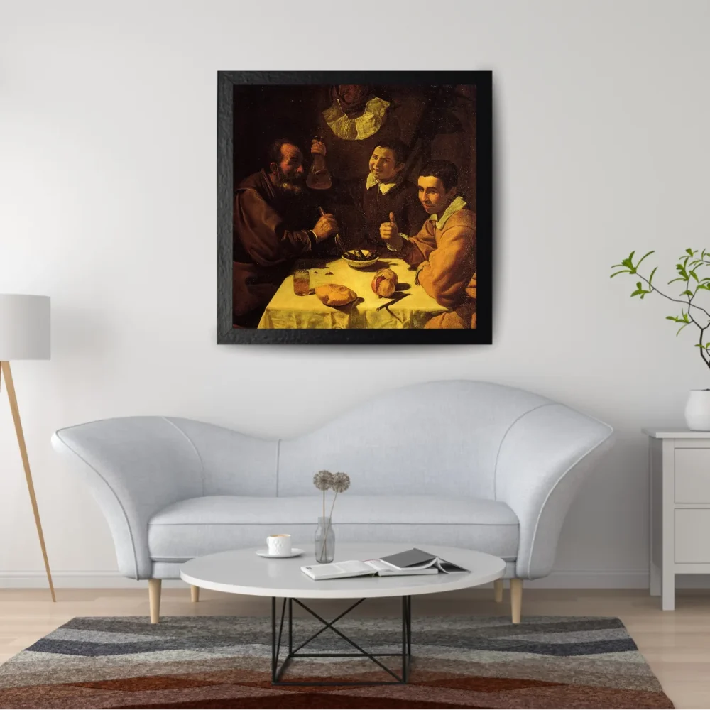 Pintar por números Tres hombres a la mesa (El almuerzo) – foto 2