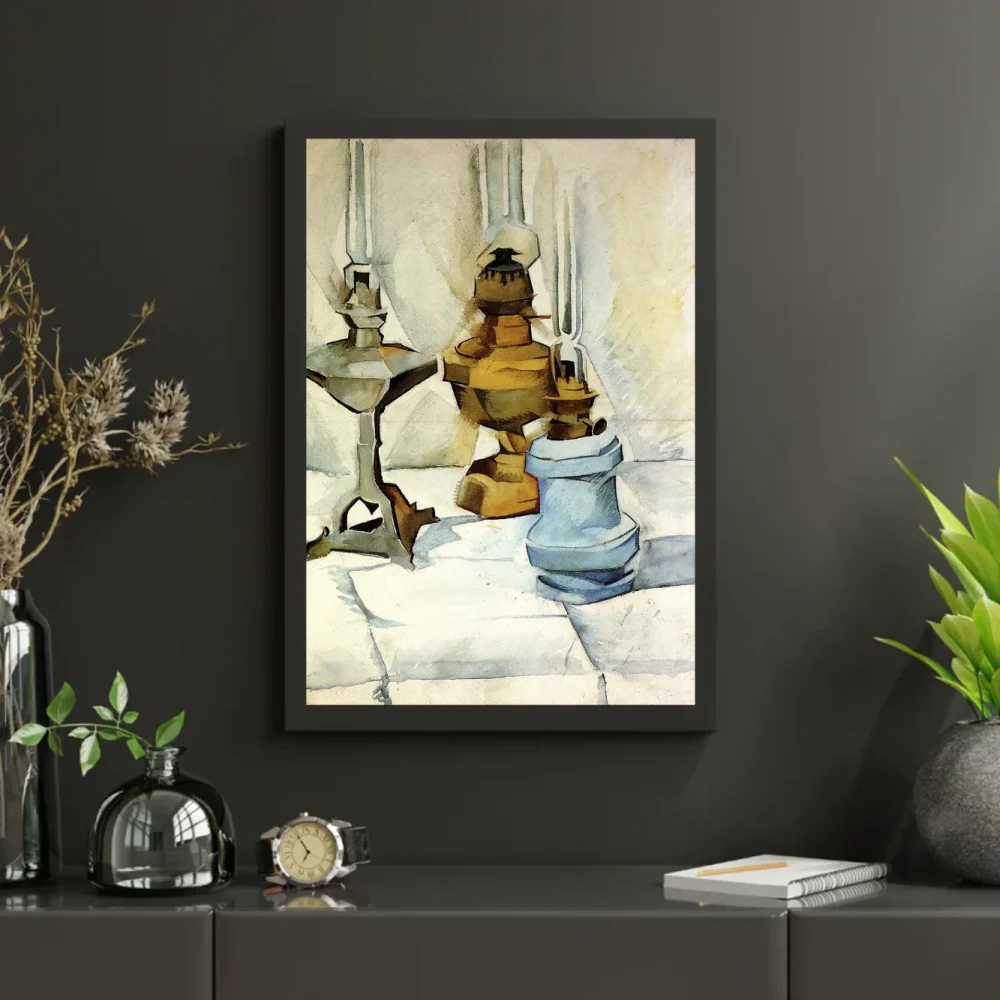 Pintar por números Tres lámparas – foto 3