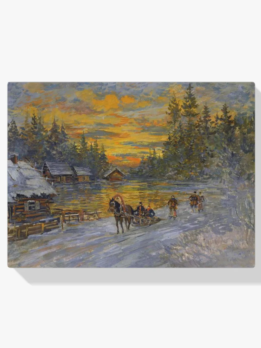 Pintar por números Troika al atardecer