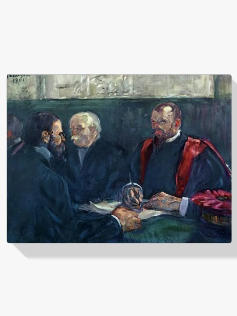 Pintar por números Un examen en la Facultad de Medicina de París