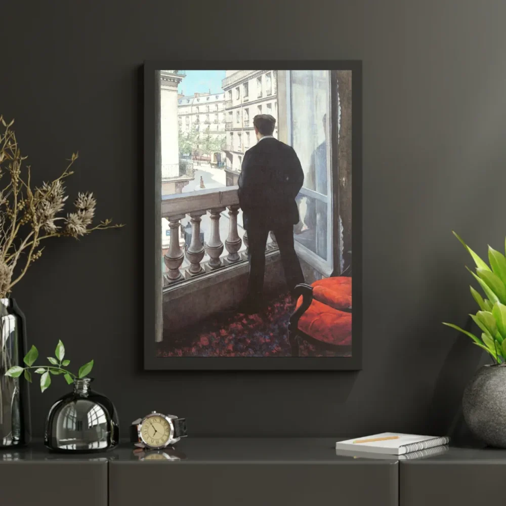 Pintar por números Un joven en su ventana – foto 3