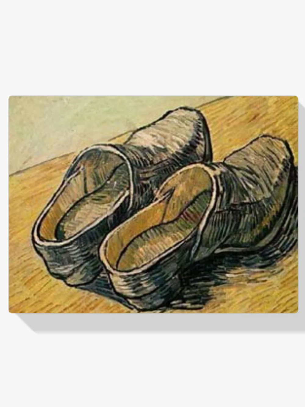 Pintar por números Un par de zuecos de cuero