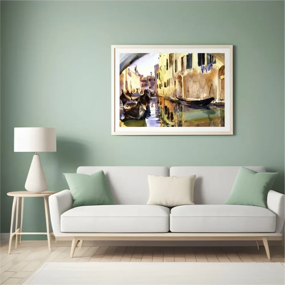 Pintar por números Un pequeño canal en Venecia – foto 4