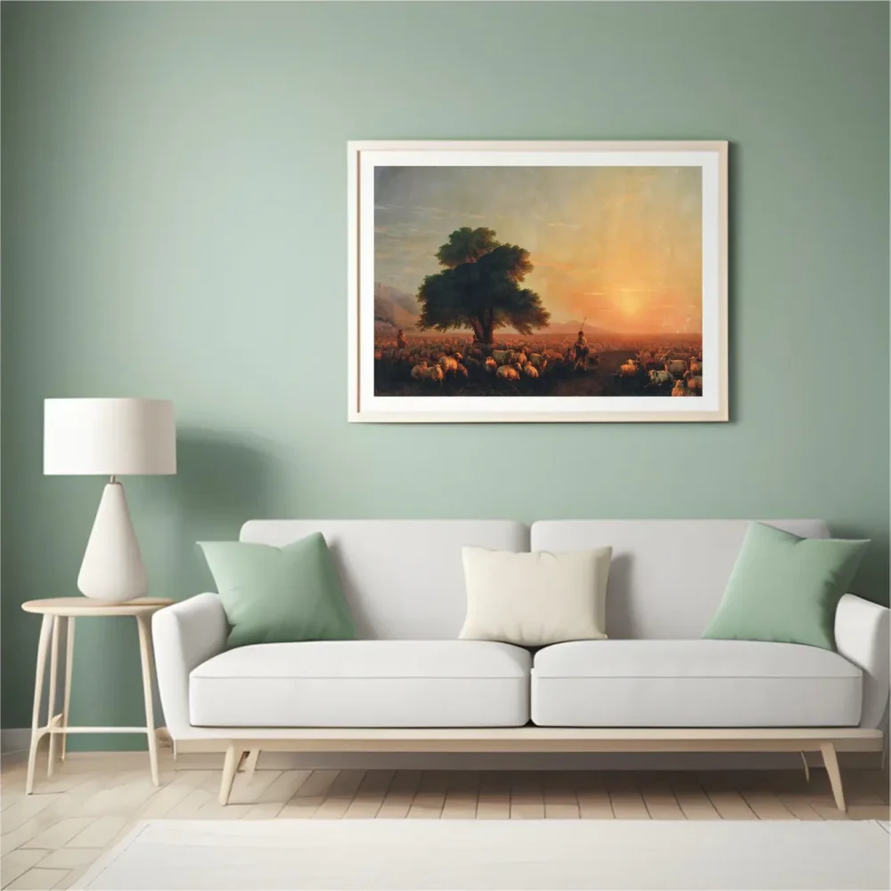 Pintar por números Un rebaño de ovejas – foto 4