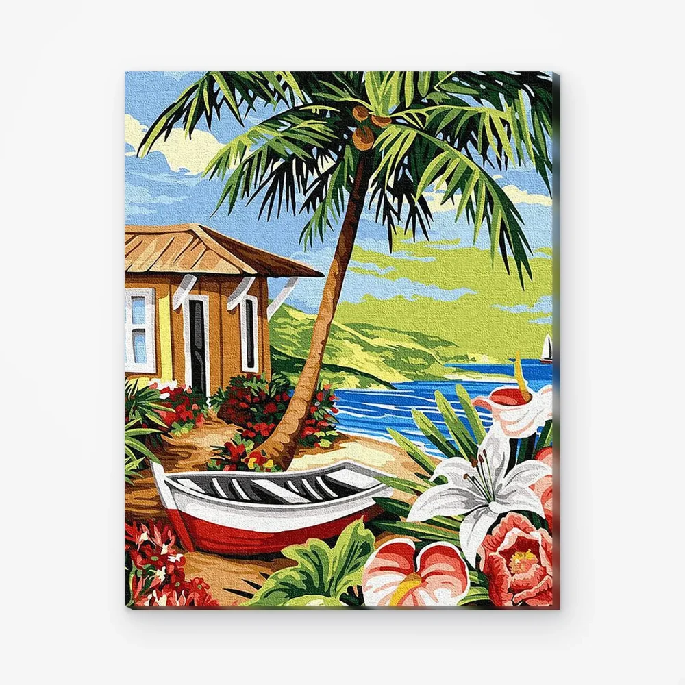 Pintar por Números - Un trocito de paraíso