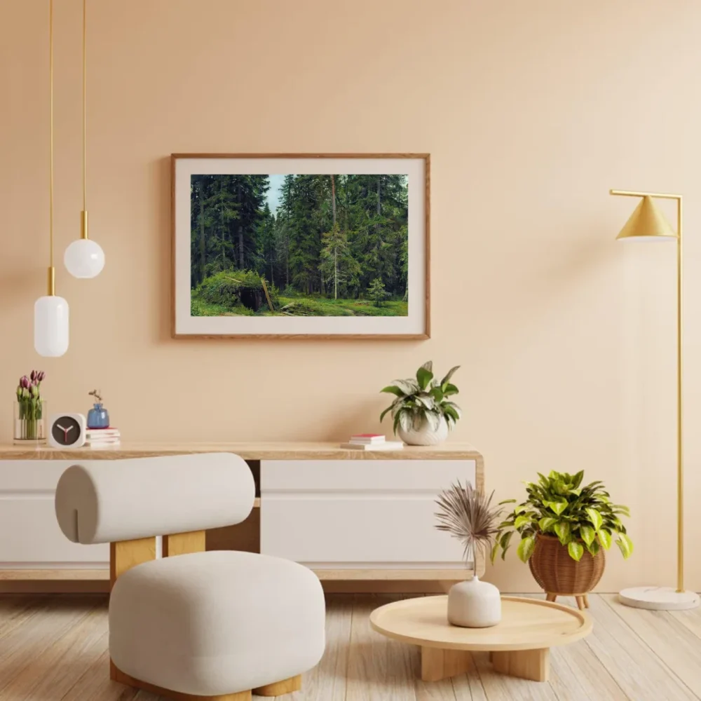 Pintar por números Una cabaña del bosque – foto 3