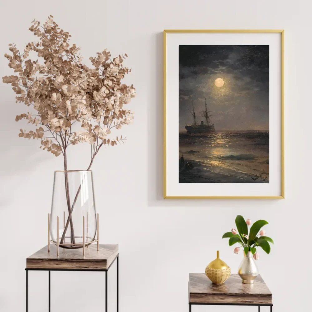 Pintar por números Una noche de luna - Iván Aivazovski – foto 2