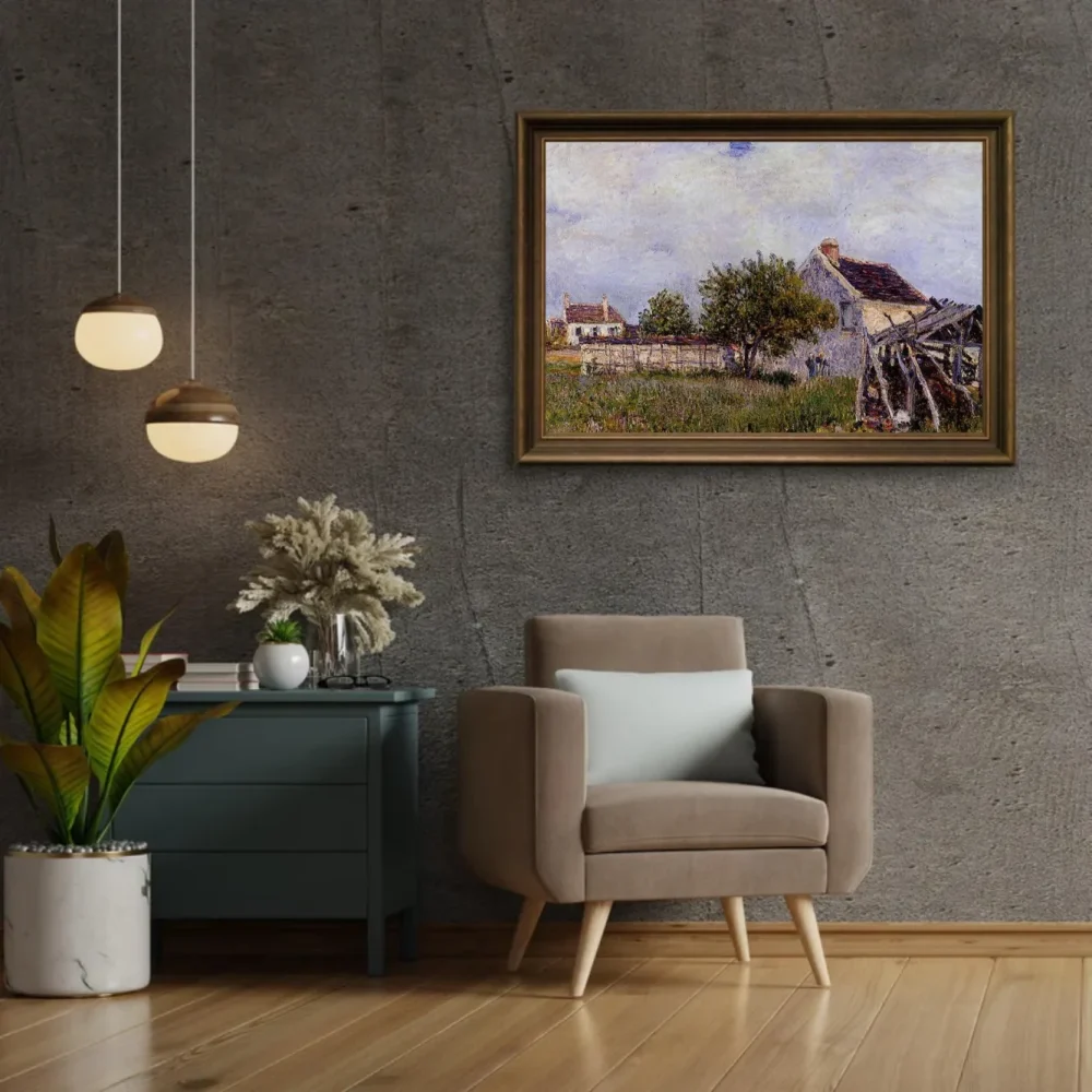 Pintar por números Una vieja casita en Sablons – foto 2