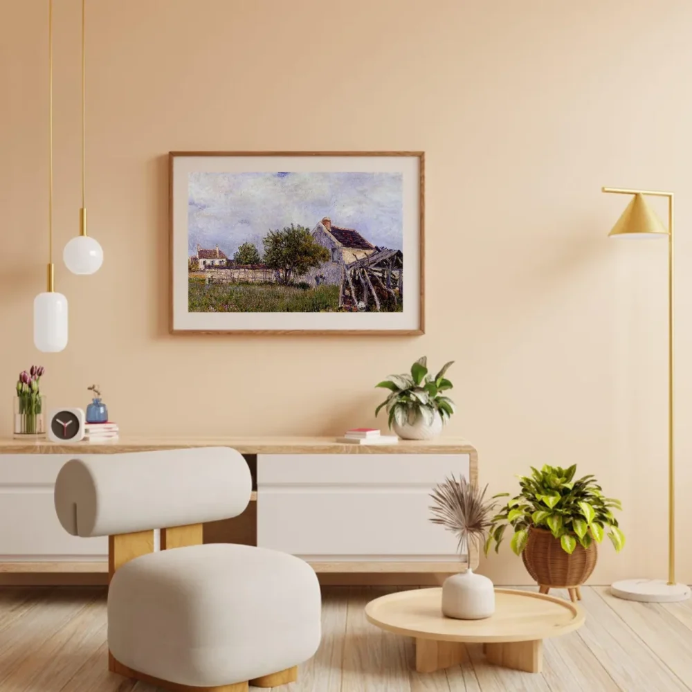 Pintar por números Una vieja casita en Sablons – foto 3