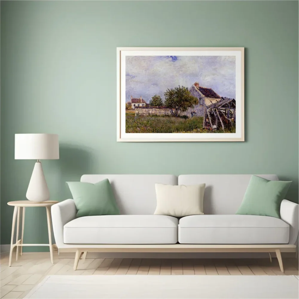 Pintar por números Una vieja casita en Sablons – foto 4