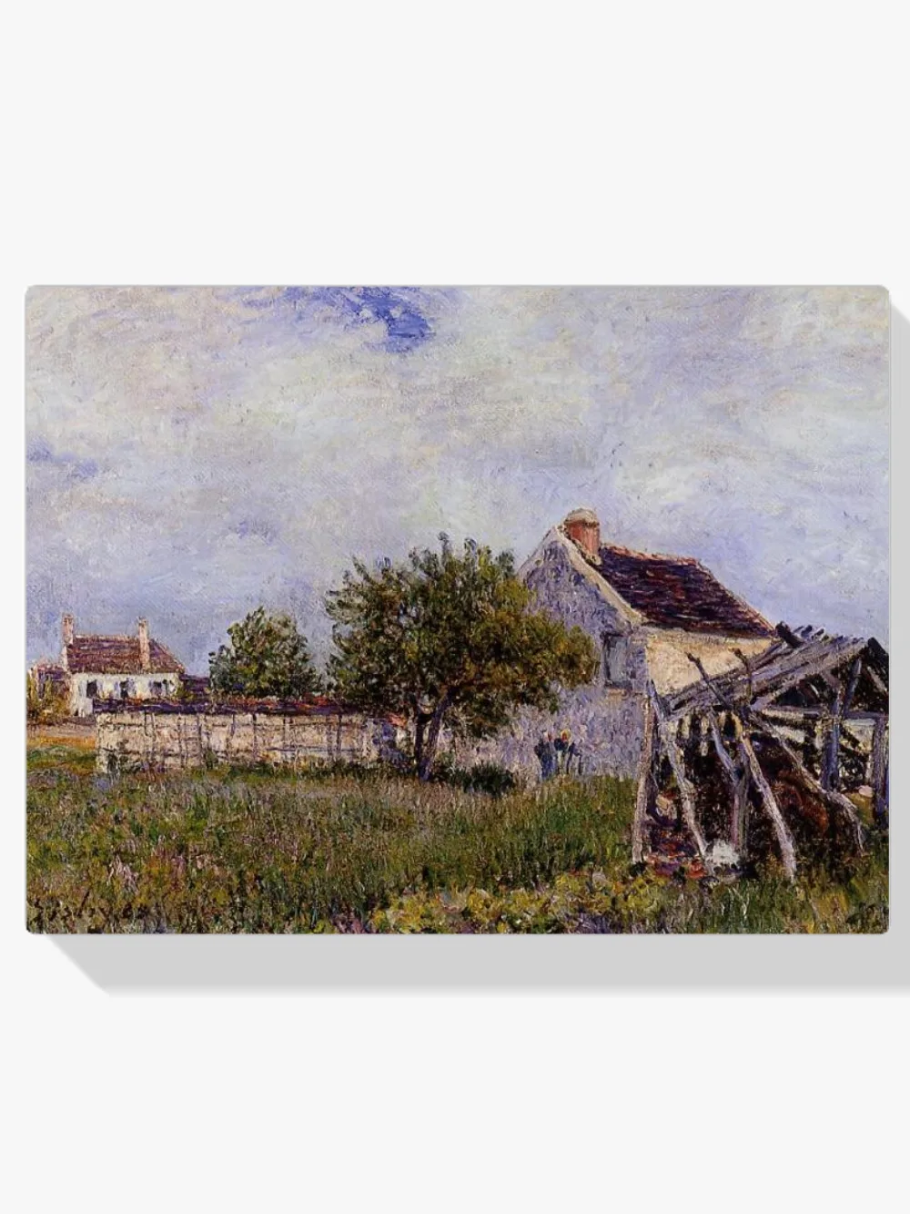 Pintar por números Una vieja casita en Sablons