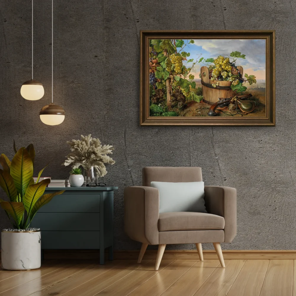 Pintar por números Uvas y escopeta – foto 3