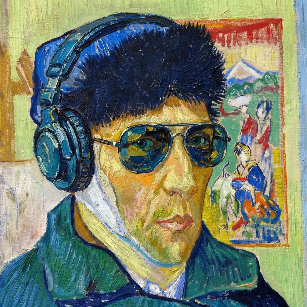 Pintar por números Van Gogh con auriculares Beats – foto 2