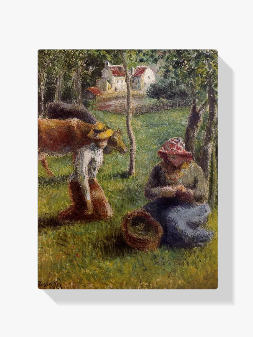 Pintar por números Vaquero - Camille Pissarro