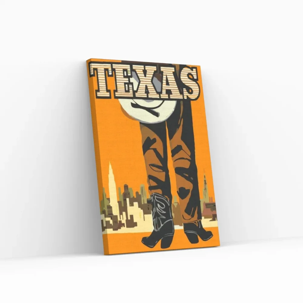 Pintar por números Vaquero de Texas