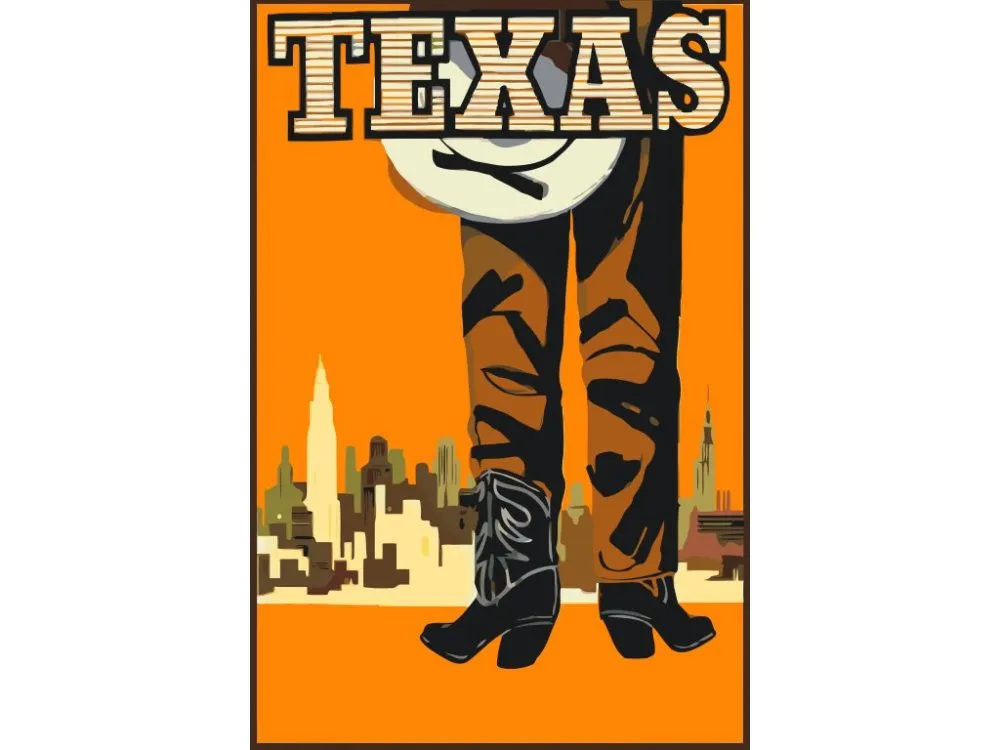 Pintar por números Vaquero de Texas – foto 2