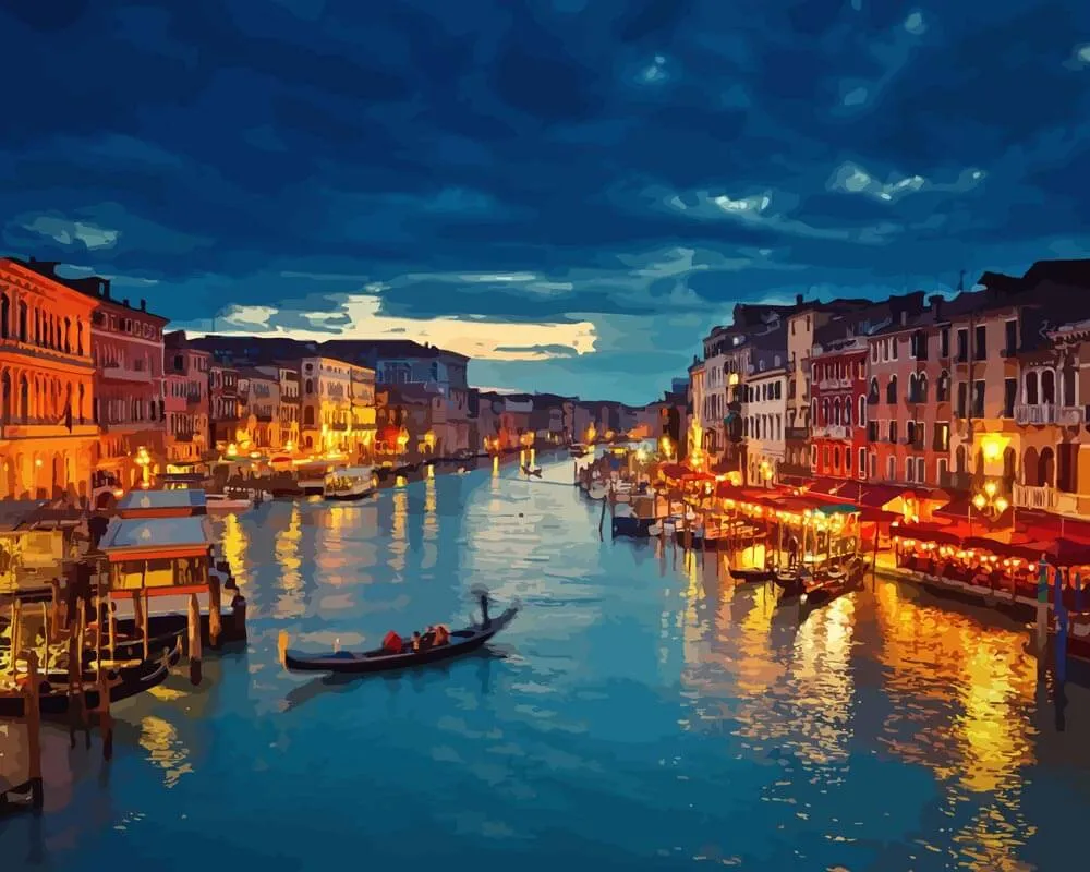 Pintar por números Venecia de noche – foto 2