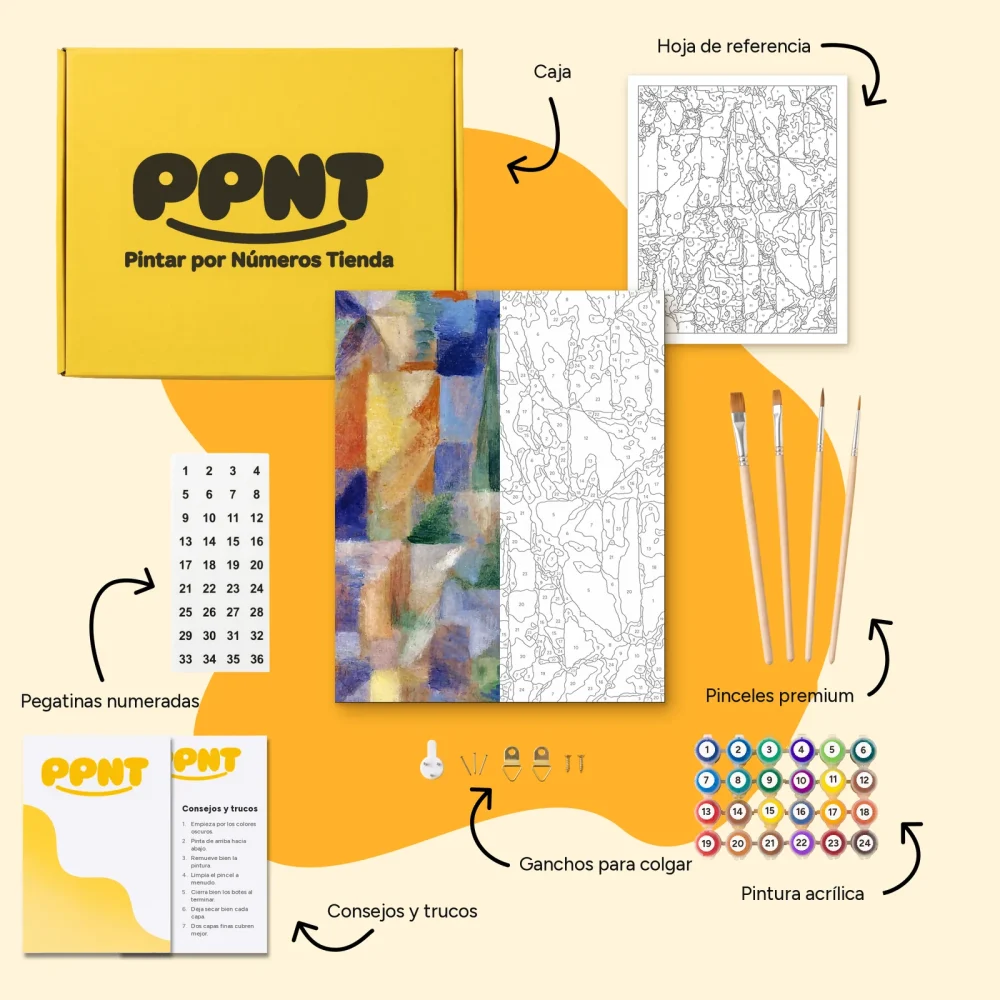 Pintar por Números - Ventana sobre la ciudad
