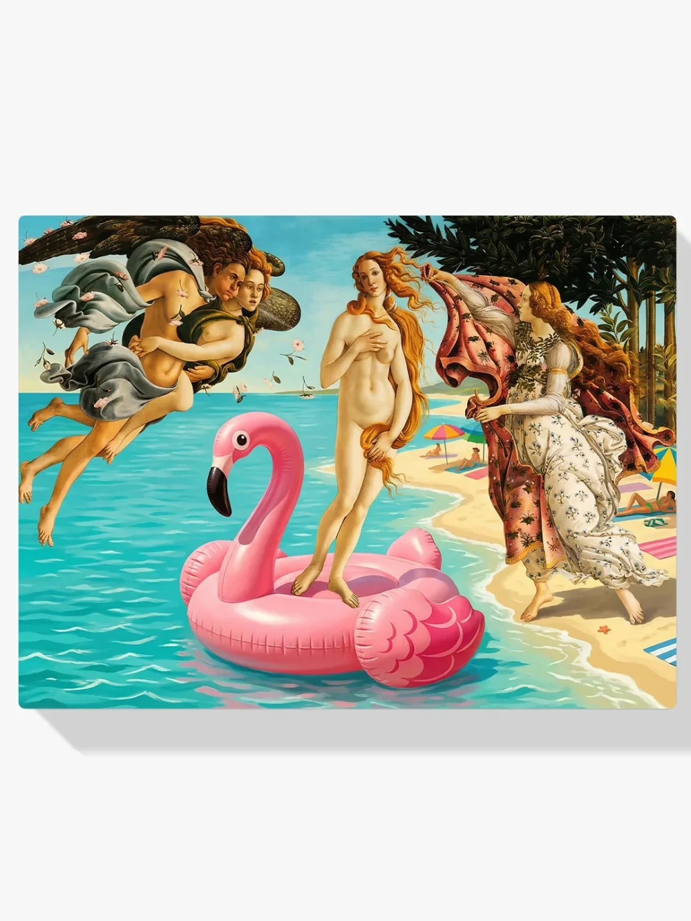Pintar por números Venus sobre un flamenco