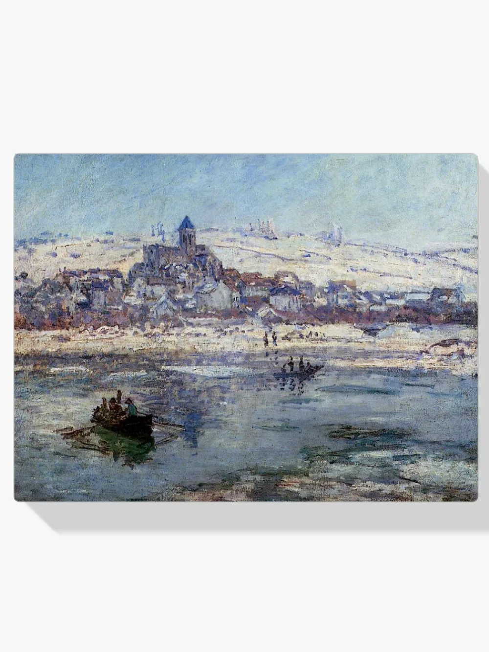 Pintar por números Vétheuil en invierno