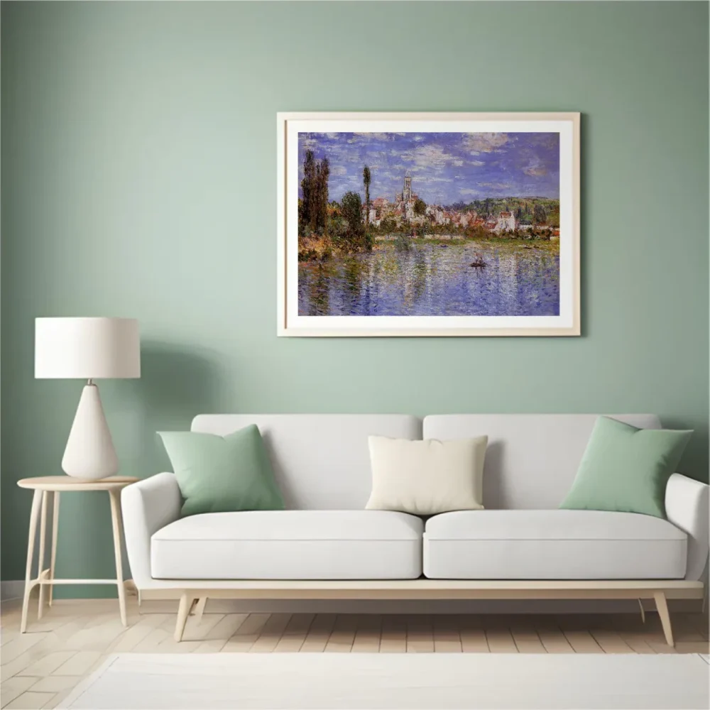 Pintar por números Vétheuil en verano – foto 4