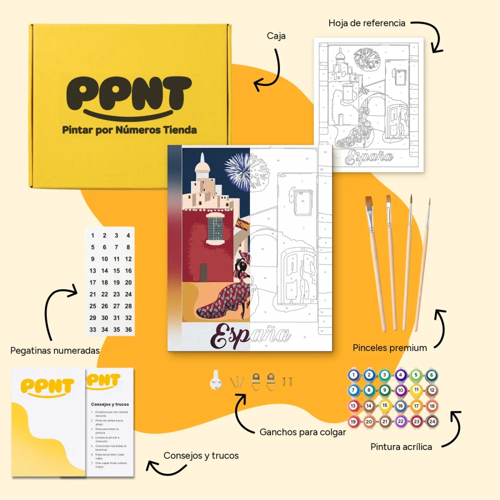 Pintar por Números - Viajando por España 2