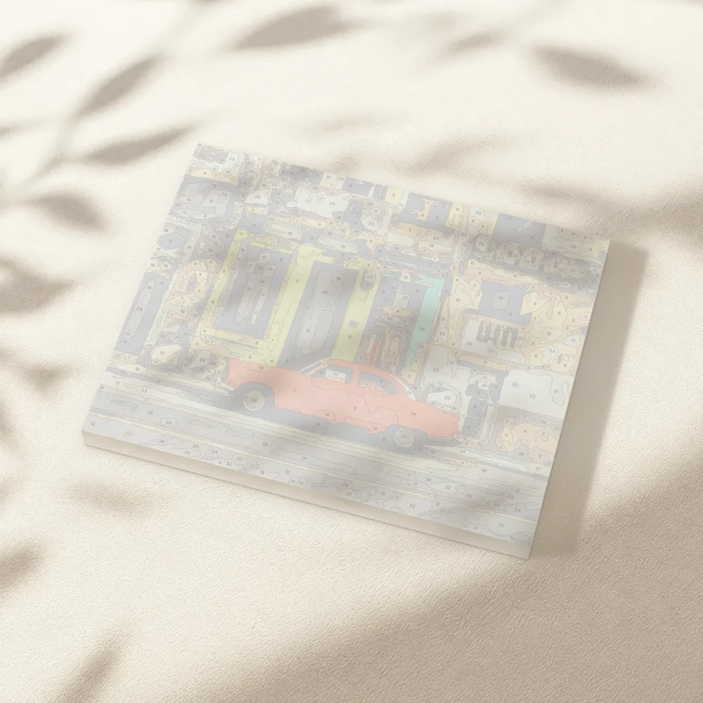 Pintar por Números - Viaje en coche por Cuba