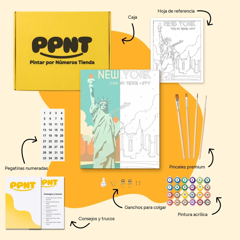 Pintar por Números - Viaje - Nueva York