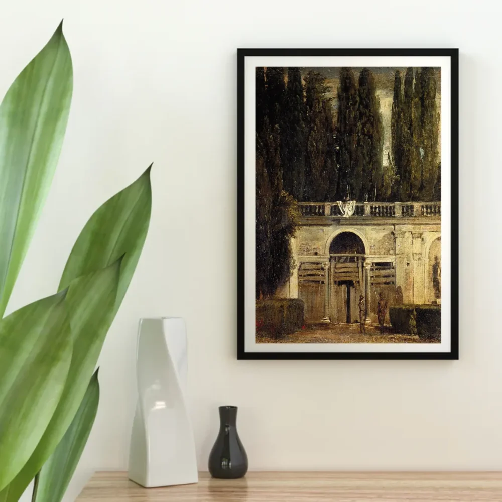 Pintar por números Villa Medici en Roma (fachada de la gruta-logia) – foto 4