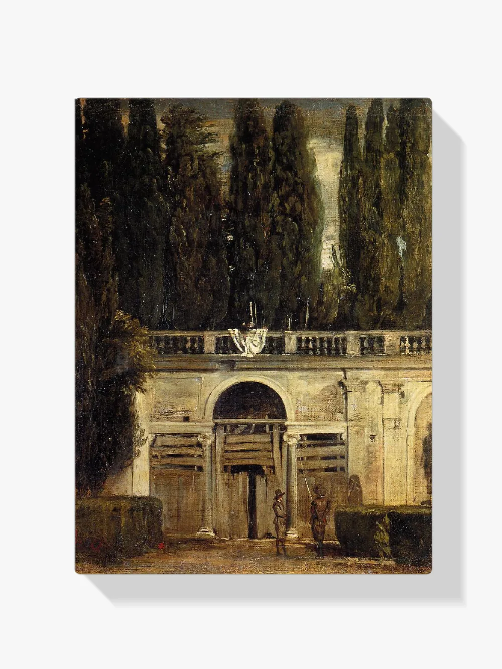 Pintar por números Villa Medici en Roma (fachada de la gruta-logia)