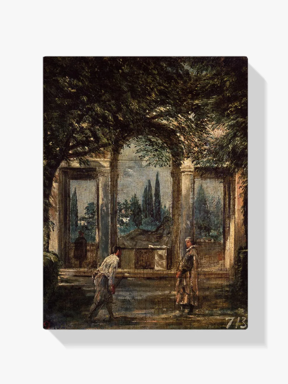 Pintar por números Villa Medici en Roma (pabellón de Ariadna)