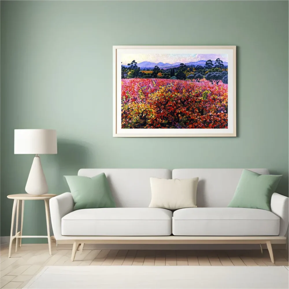 Pintar por números Viñas en octubre – foto 4