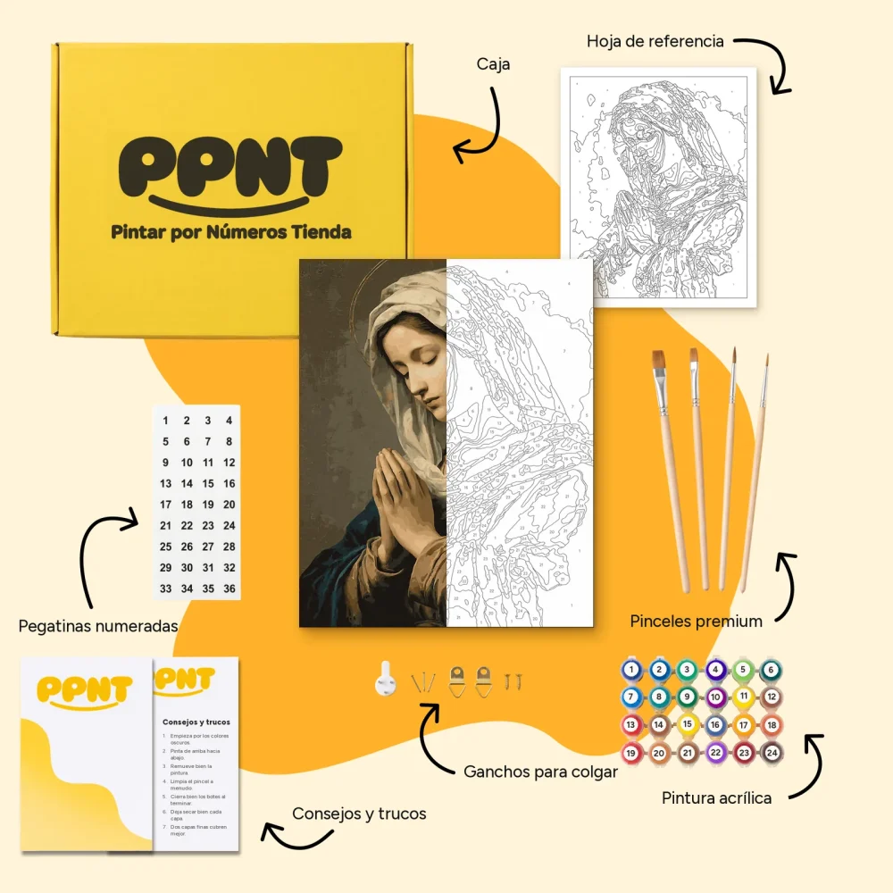 Pintar por Números - Virgen de los Dolores