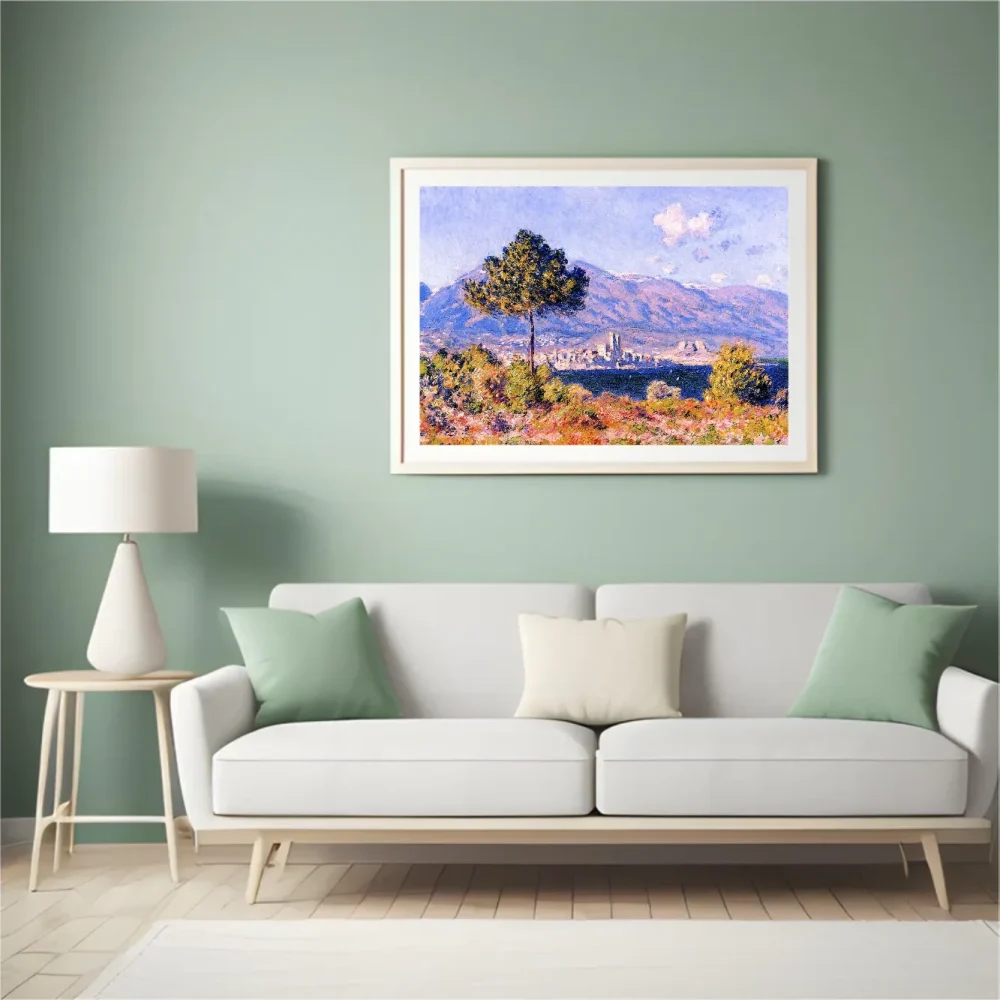 Pintar por números Vista de Antibes desde la meseta – foto 4