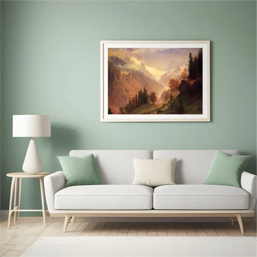 Pintar por números Vista de Grindelwald – foto 4