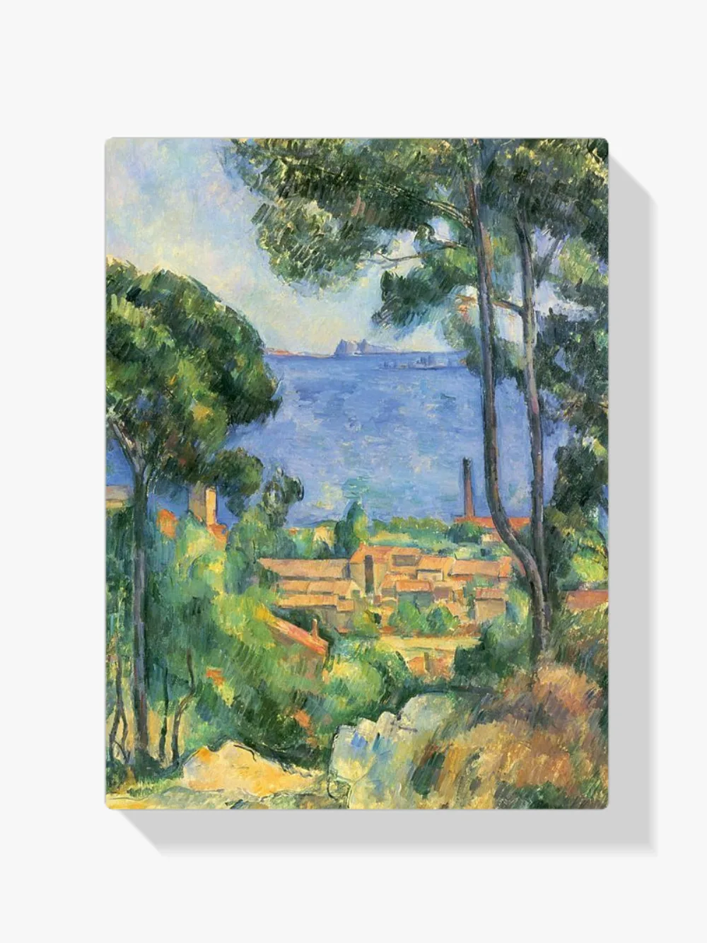 Pintar por números Vista de L'Estaque y el castillo de If