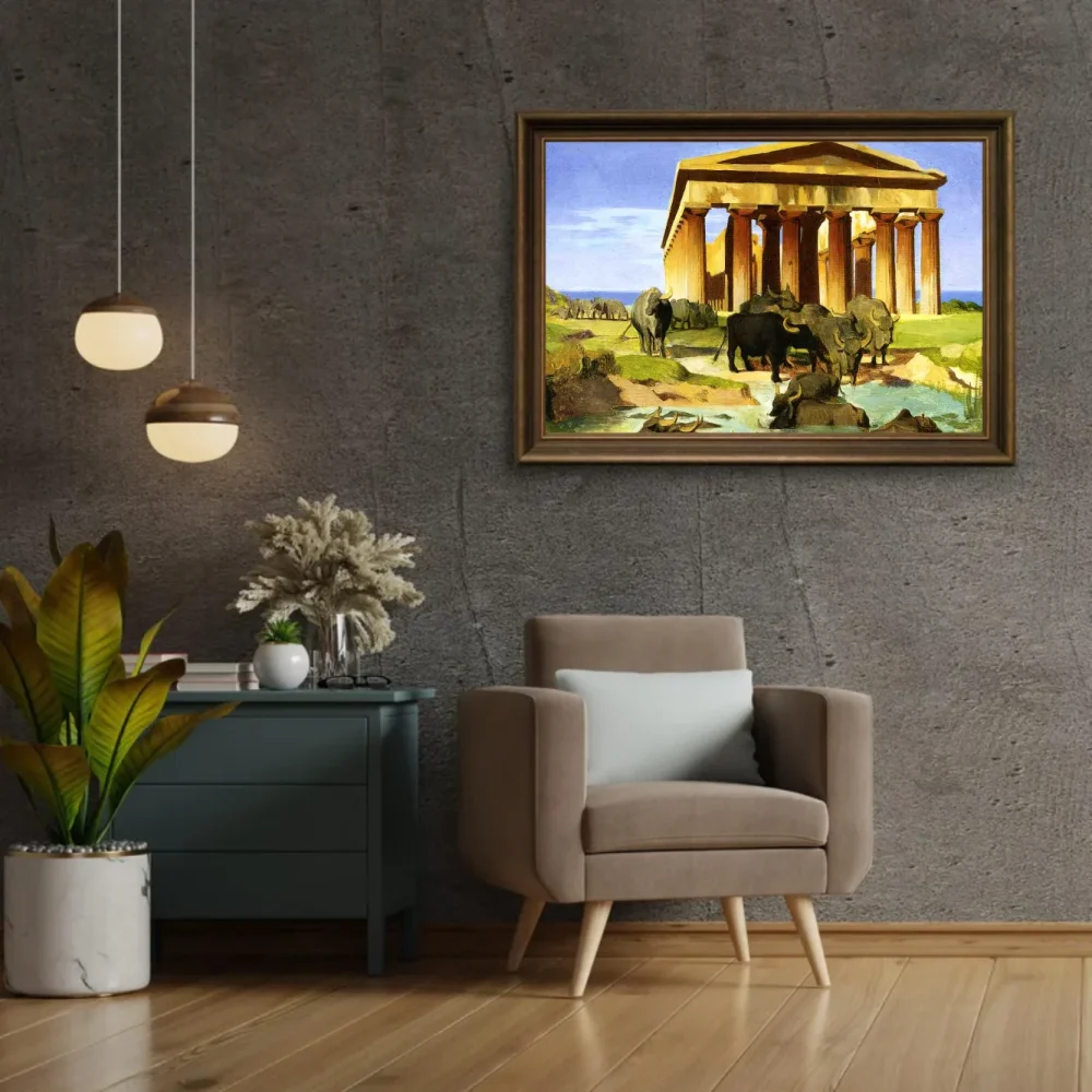 Pintar por números Vista de Paestum, estudio – foto 2